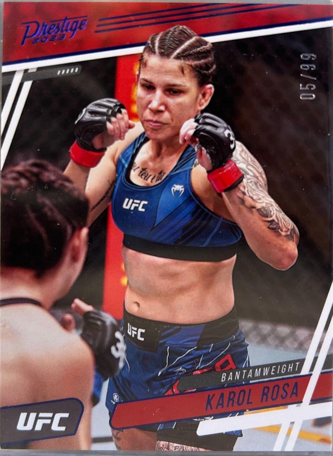 Karol Rosa 2023 Panini Chronicles UFC Base Prestige #177 Blue