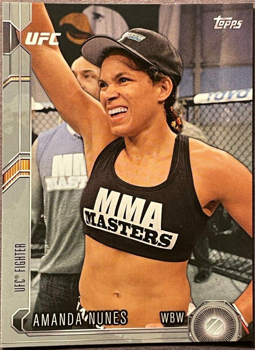 Amanda Nunes 2015 Topps UFC Chronicles Base #205 Silver