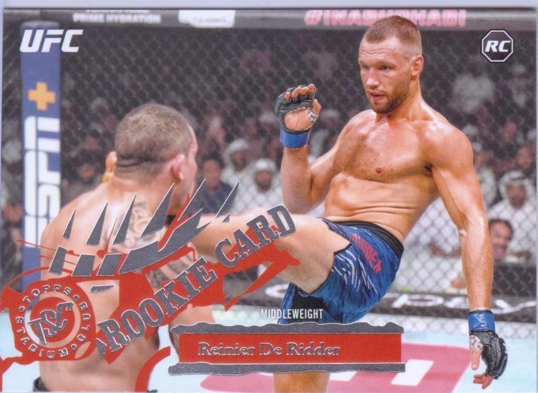 Reinier de Ridder 2025 Topps Stadium Club UFC Base Rookie Design Variations #300 Rookie Design Variation