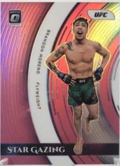 Brandon Moreno 2022 Panini Donruss Optic UFC Star Gazing #4 Pink