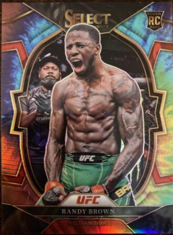 Randy Brown 2023 Panini Select UFC Concourse #81 Tie Dye