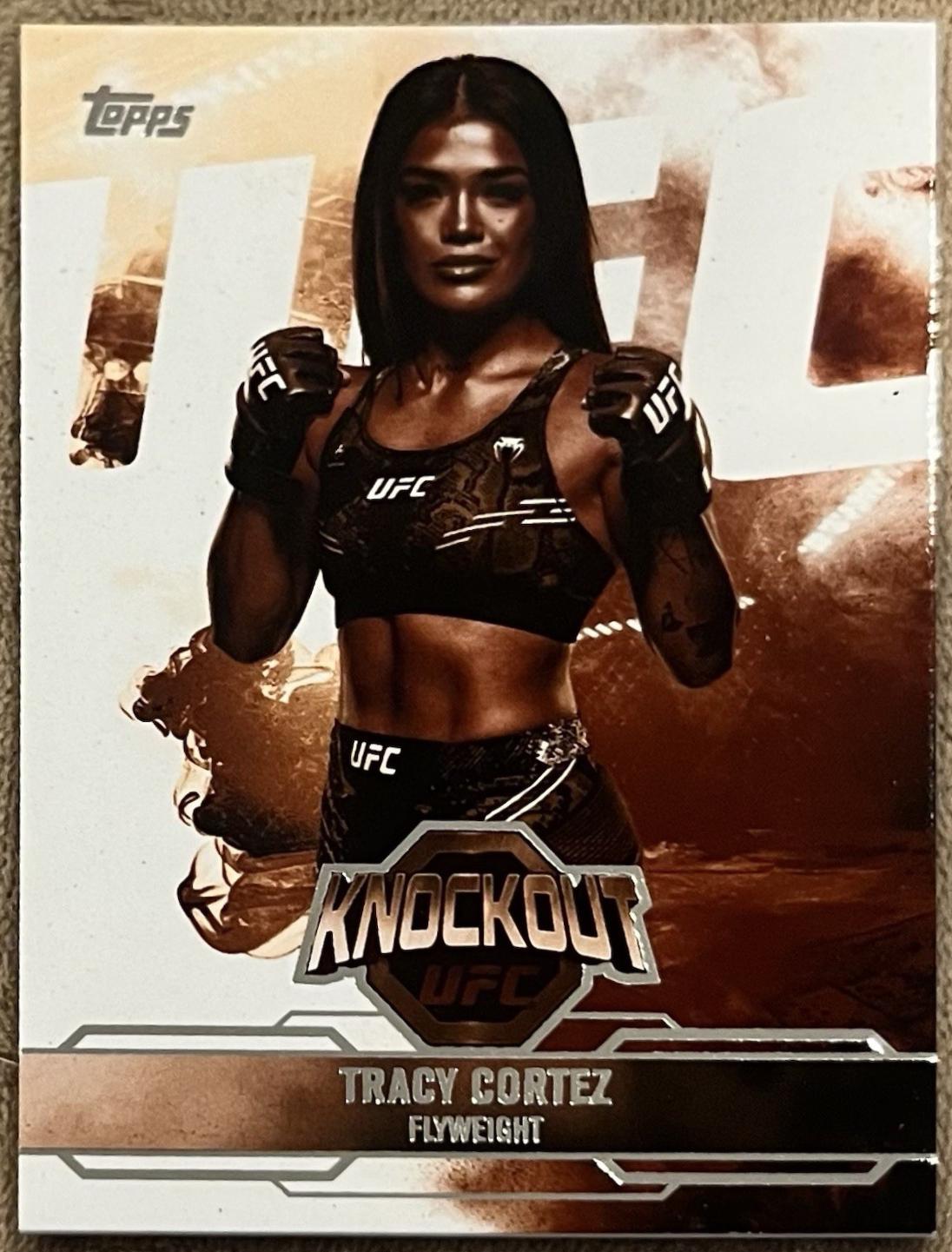 Tracy Cortez 2025 Topps Knockout UFC Base #54 Sepia
