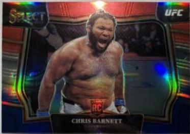 Chris Barnett 2023 Panini Select UFC Octagonside #246 Red Blue Prizm