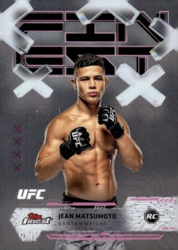 Jean Matsumoto 2025 Topps Finest UFC Base Common #44 Checkerboard Refractor