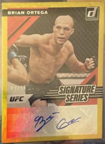 Brian Ortega 2022 Panini Donruss UFC Signature Series #36 Gold