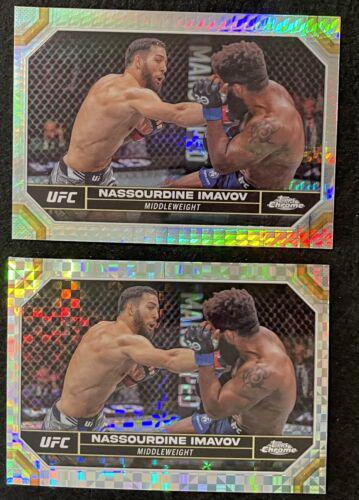 Nassourdine Imavov 2024 Topps Chrome UFC Base #145 Prism Refractor