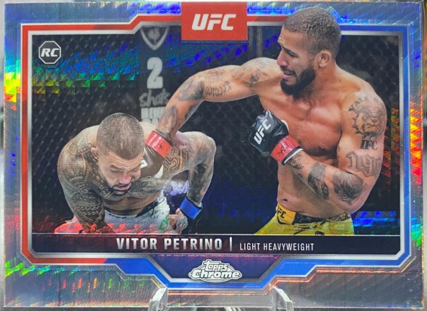 Vitor Petrino 2025 Topps Chrome UFC Base #41 Prism Refractor