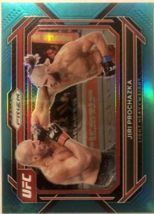 Jiri Prochazka 2023 Panini Prizm UFC Base #54 Teal