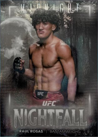 Raul Rosas 2025 Topps Midnight UFC Nightfall #NF-4 Black Light