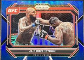 Jairzinho Rozenstruik 2023 Panini Prizm UFC Base #4 Blue