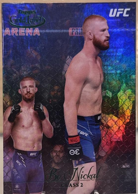 Bo Nickal 2024 Topps Gold Label UFC Base Class II #37 Green