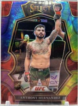 Anthony Hernandez 2023 Panini Select UFC Premier Level #168 Tie Dye