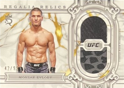 Movsar Evloev 2024 Topps Royalty UFC Regalia Relics #RAR-72 Platinum