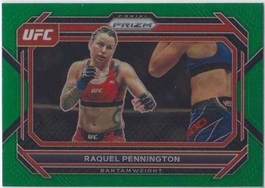 Raquel Pennington 2023 Panini Prizm UFC Base #11 Green