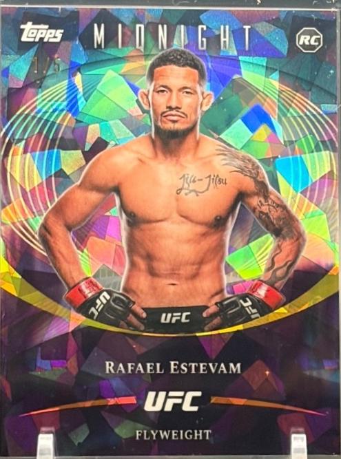 Rafael Estevam 2026 Topps Midnight UFC Base #91 Moon Beam