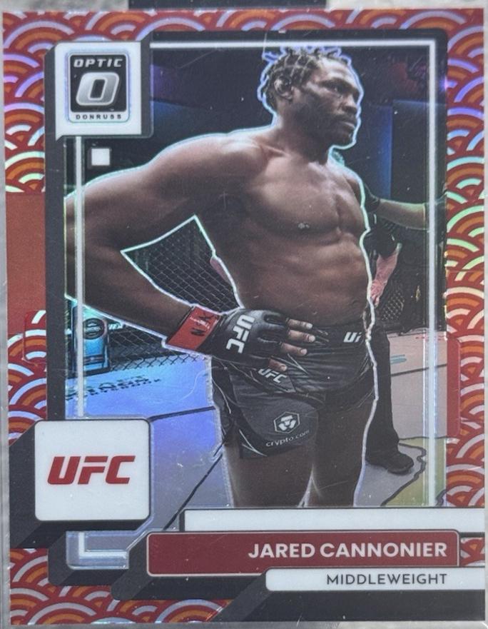 Jared Cannonier 2023 Panini Donruss Optic UFC Base #25 Photon