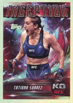 Tatiana Suarez 2025 Topps Knockout UFC Inception #IN-27 Gold