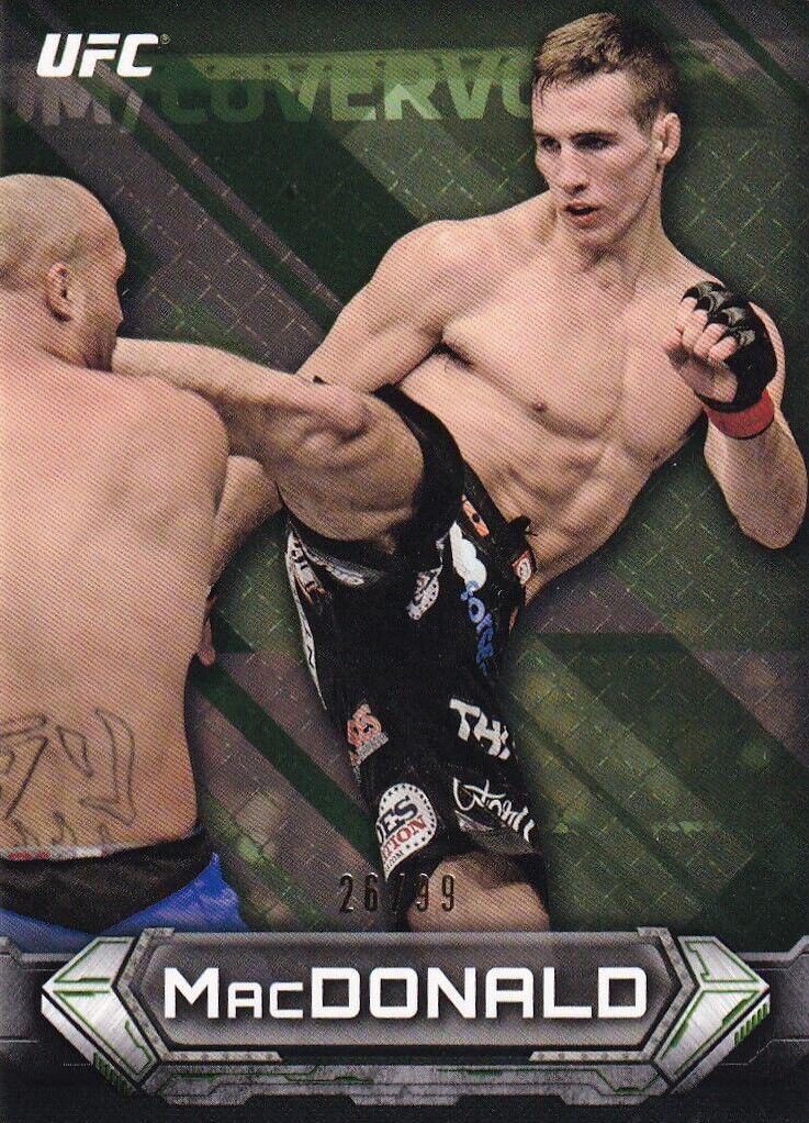 Rory MacDonald 2014 Topps UFC Knockout Base #58 Green