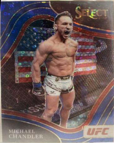 Michael Chandler 2022 Panini Select UFC Octagonside #217 Blue Disco