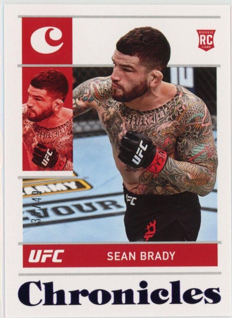 Sean Brady 2022 Panini Chronicles UFC Base Chronicles #94 Purple