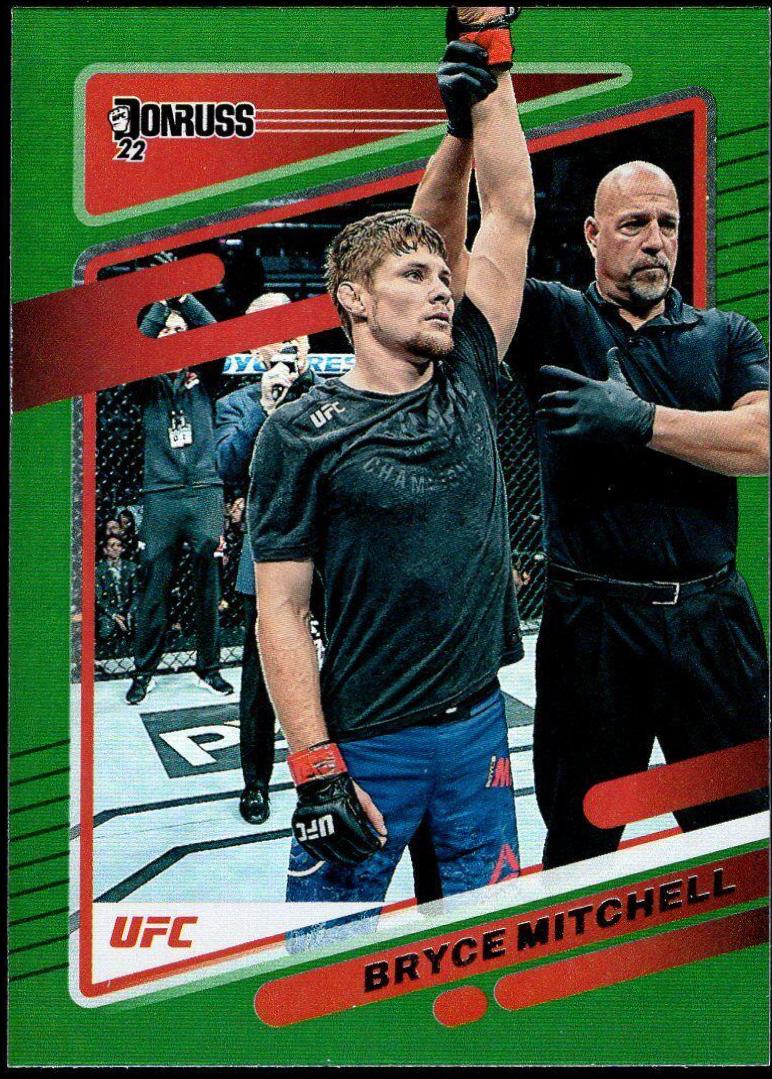 Bryce Mitchell 2022 Panini Donruss UFC Base #131 Green