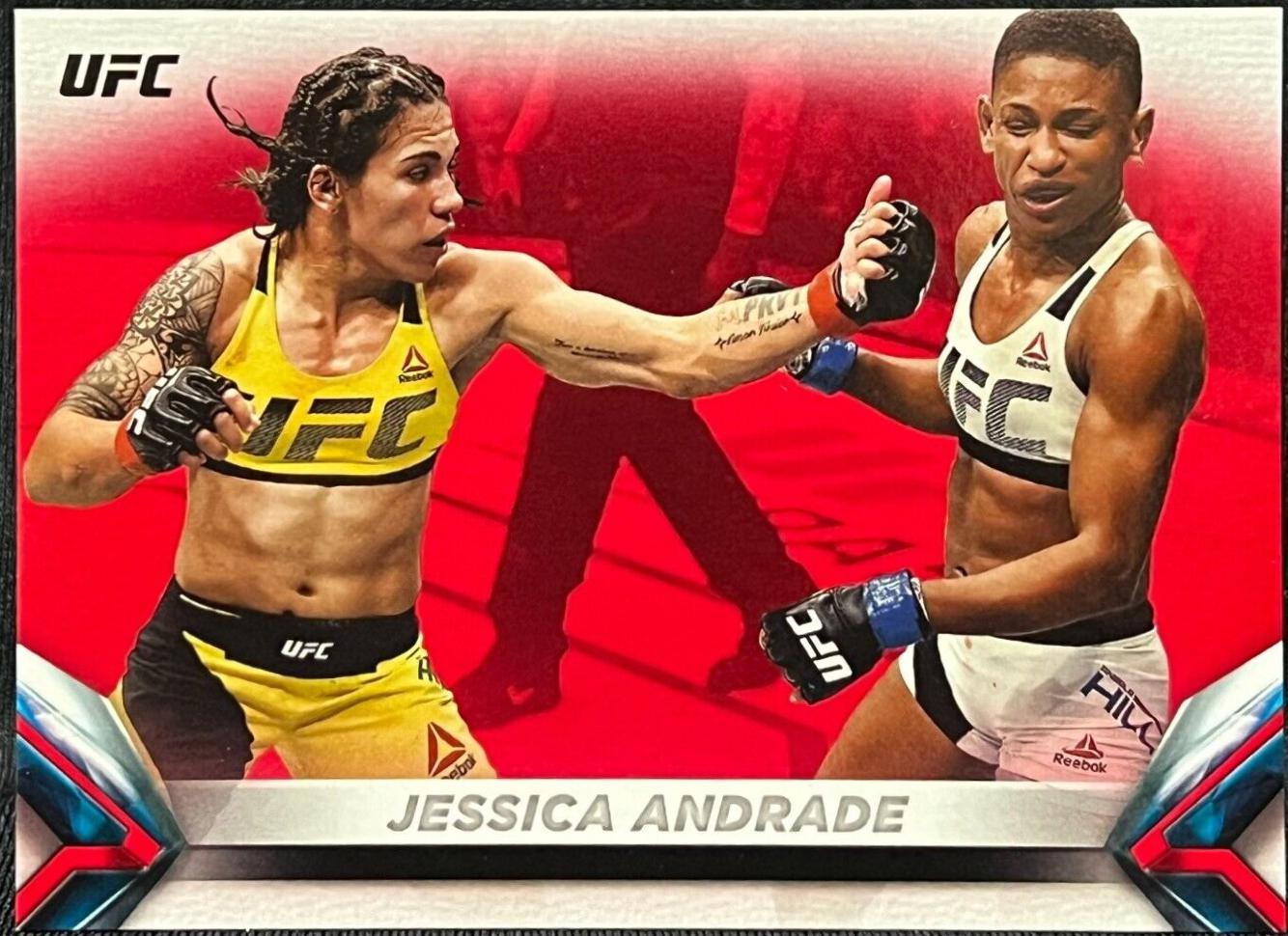 Jessica Andrade 2018 Topps UFC Knockout Base #73 Red