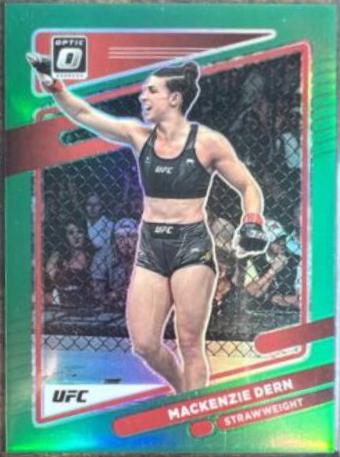 Mackenzie Dern 2022 Panini Donruss Optic UFC Base #21 Green