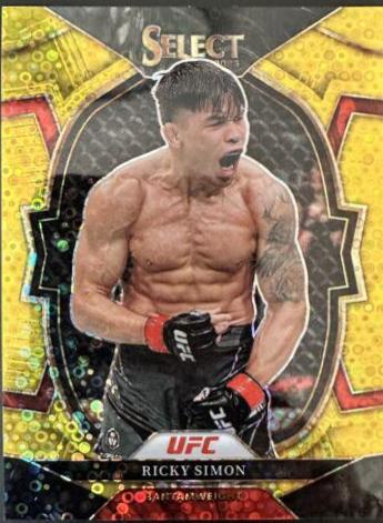 Ricky Simon 2023 Panini Select UFC Concourse #91 Gold