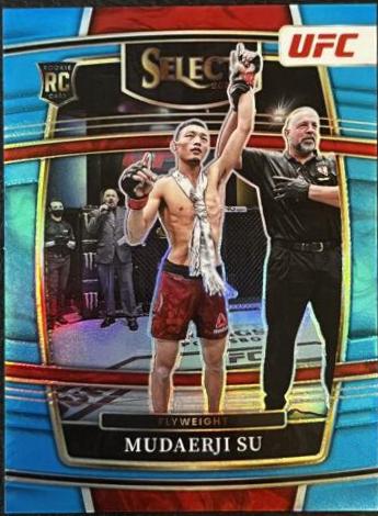 Su Mudaerji 2022 Panini Select UFC Concourse #73 Blue Prizm