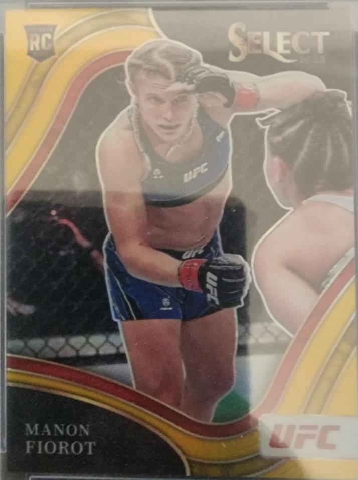 Manon Fiorot 2022 Panini Select UFC Octagonside #204 Gold
