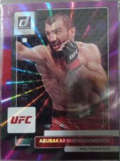 Abubakar Nurmagomedov 2023 Panini Donruss UFC Base #6 Purple Laser