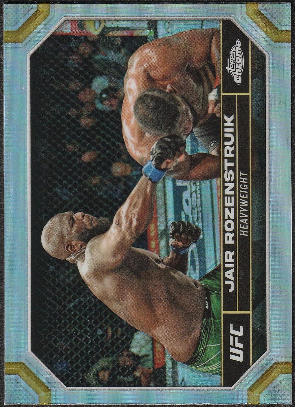 Jairzinho Rozenstruik 2024 Topps Chrome UFC Base #87 Sepia Refractor