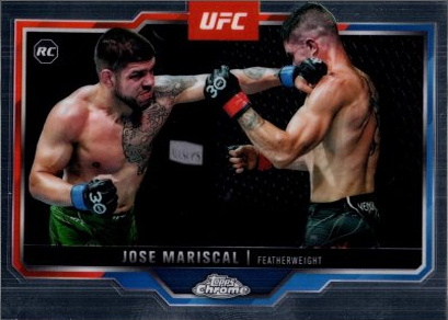Jose Mariscal 2025 Topps Chrome UFC Base #88 Gold RayWave