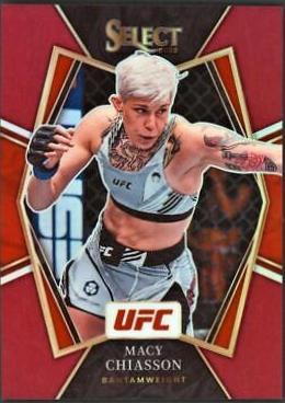 Macy Chiasson 2022 Panini Select UFC Premier Level #196 Maroon