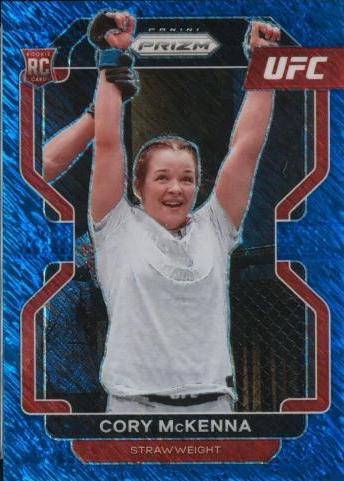 Cory McKenna 2022 Panini Prizm UFC Base #131 Blue Shimmer