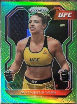 Mackenzie Dern 2021 Panini Prizm UFC Base #76 Neon Green