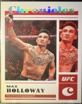 Max Holloway 2023 Panini Chronicles UFC Base Chronicles #14 Silver
