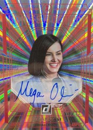 Megan Olivi 2022 Panini Donruss UFC Voices of the Octagon Signatures #223 Laser