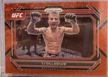 TJ Dillashaw 2023 Panini Prizm Under Card UFC Base #3 Red