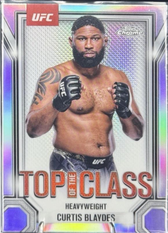 Curtis Blaydes 2025 Topps Chrome UFC Top of the Class #TTC-13 Refractor