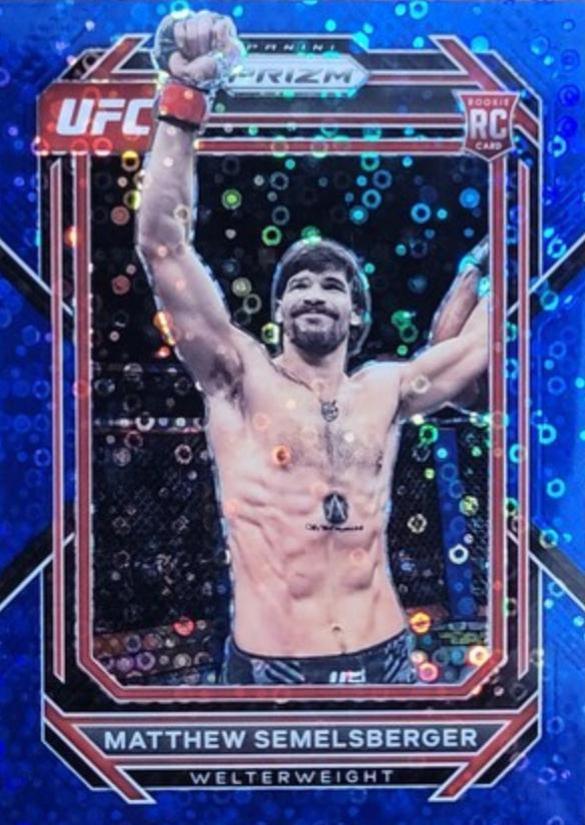 Matthew Semelsberger 2023 Panini Prizm Under Card UFC Base #152 Blue