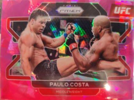 Paulo Costa 2022 Panini Prizm UFC Base #68 Pink Ice