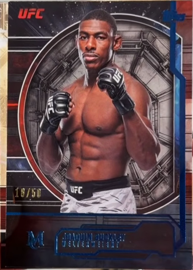 Joaquin Buckley 2026 Topps Knockout UFC Museum Collection #MC-97 Blue