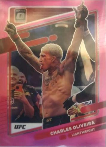 Charles Oliveira 2022 Panini Donruss Optic UFC Base #88 Pink