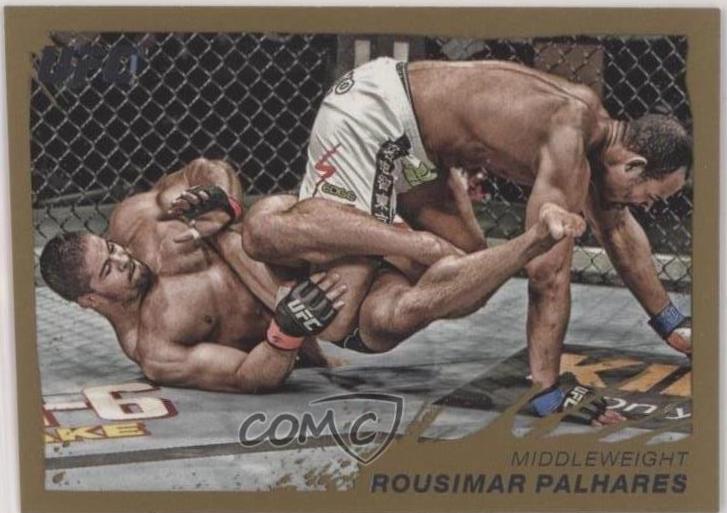 Rousimar Palhares 2011 Topps UFC Moment of Truth Base #105 Gold
