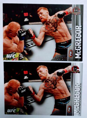 Conor McGregor 2015 Topps UFC Champions Base #147 Black