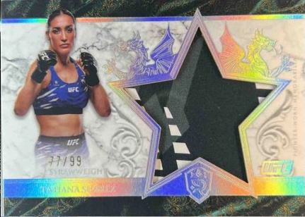 Tatiana Suarez 2025 Topps Royalty UFC Star Relics #SR-TS Platinum