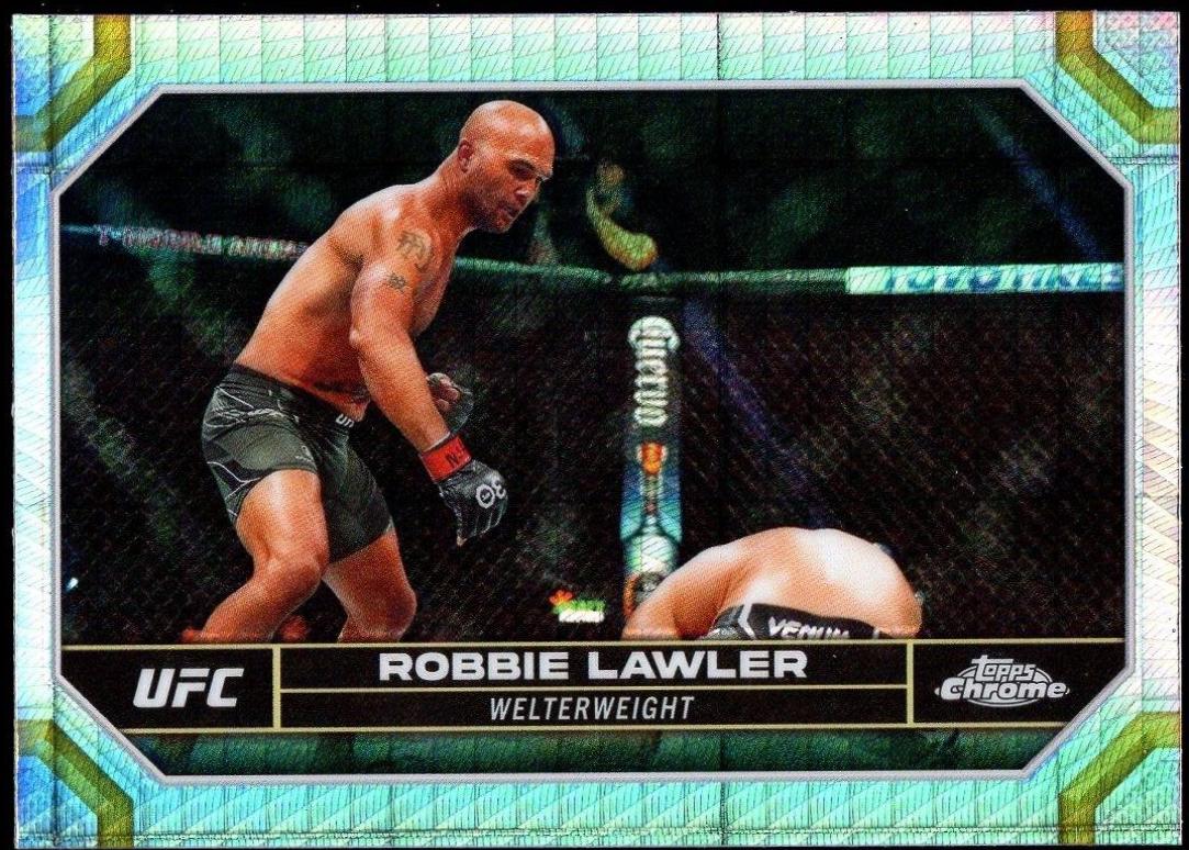 Robbie Lawler 2024 Topps Chrome UFC Base #165 Prism Refractor