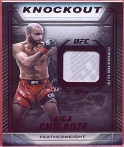 Giga Chikadze 2024 Topps Knockout UFC Knockout Relics #KR-GC Red