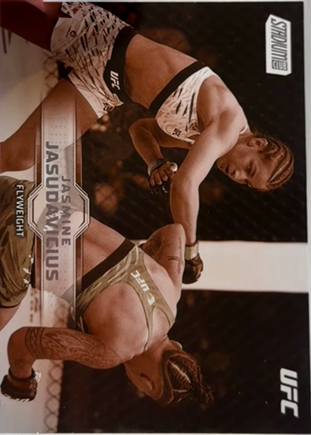 Jasmine Jasudavicius 2026 Topps Stadium Club UFC Base #96 Photographer's Proof
